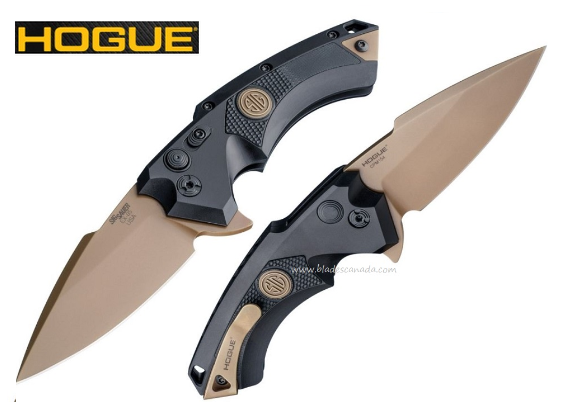 Hogue SIG X5 Emperor Scorpion Flipper Folding Knife, 154CM, Aluminum Black, 36570 - Click Image to Close